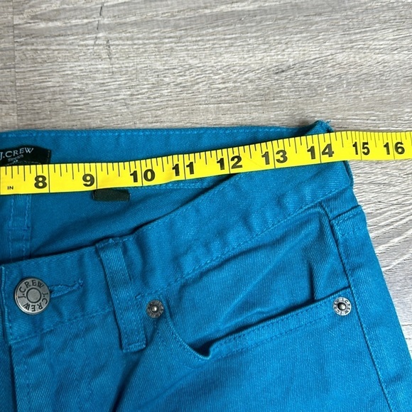 J.Crew Women’s Toothpick Low-Rise Skinny Jeans in Teal Sz 26 - Picture 7 of 11